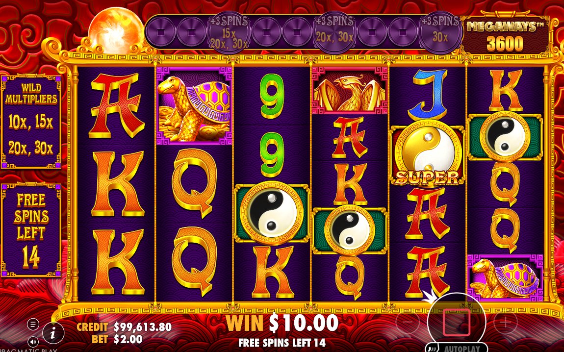 Free Spins-valet med åtta rutor och Mystery
